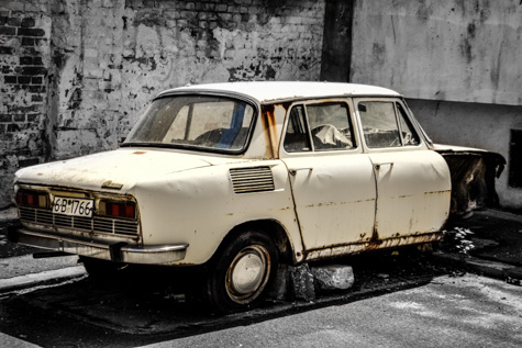 Broken Trabant